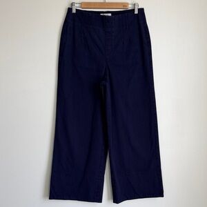 SPANX Navy Wide-Leg High-Rise Pants